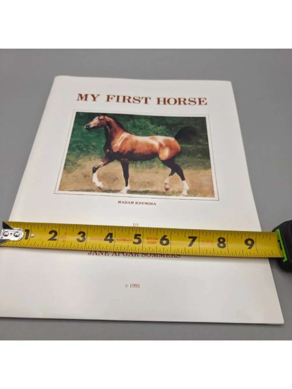 First Edition My First Horse Paper Doll Kit Uncut Madam Khemosa Arabian Stable